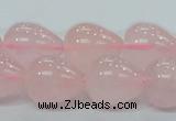 CRQ65 15.5 inches 16*19mm teardrop natural rose quartz beads wholesale