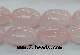 CRQ67 15.5 inches 15*20mm egg-shaped natural rose quartz beads