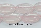 CRQ78 15.5 inches 13*25mm oval natural rose quartz beads wholesale