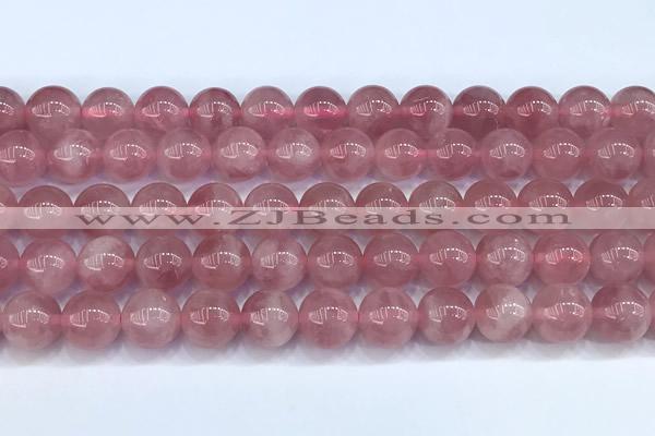CRQ893 15 inches 10mm round Madagascar rose quartz beads