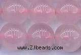 CRQ902 15 inches 10mm round rose quartz beads