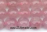 CRQ905 15 inches 6mm round Madagascar rose quartz beads