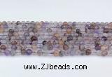 CRU1011 15.5 inches 5mm round mixed rutilated quartz beads