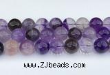 CRU1016 15.5 inches 14mm round mixed rutilated quartz beads