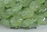 CRU118 15.5 inches 10*12mm faceted freeform green rutilated quartz beads