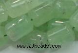 CRU134 15.5 inches 12*17mm column green rutilated quartz beads