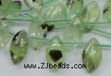 CRU136 15.5 inches 9*17mm marquise green rutilated quartz beads