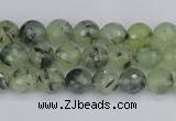 CRU800 15.5 inches 4mm faceted round prehnite gemstone beads