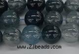 CRU861 15.5 inches 10mm round blue rutilated quartz beads