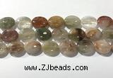 CRU924 15.5 inches 15*20mm oval mixed rutilated quartz beads wholesale