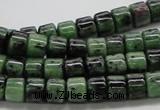 CRZ08 15.5 inches 8*6mm column ruby zoisite gemstone beads Wholesale