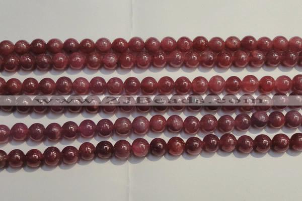 CRZ1008 15.5 inches 6mm - 6.5mm round AA grade natural ruby beads