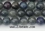 CRZ1160 15.5 inches 5mm round ruby sapphire gemstone beads