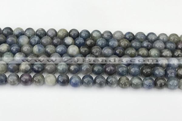 CRZ1164 15.5 inches 9mm round ruby sapphire gemstone beads