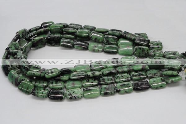 CRZ17 15.5 inches 13*18mm rectangle ruby zoisite gemstone beads