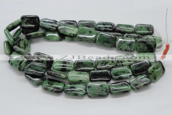 CRZ18 15.5 inches 18*25mm rectangle ruby zoisite gemstone beads