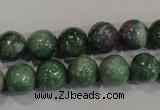 CRZ603 15.5 inches 10mm round New ruby zoisite gemstone beads