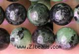 CRZ772 15.5 inches 8mm round ruby zoisite beads wholesale