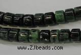 CRZ82 15.5 inches 7*8mm tyre ruby zoisite gemstone beads