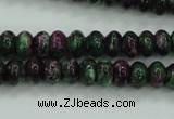 CRZ920 15.5 inches 5*8mm rondelle Chinese ruby zoisite beads