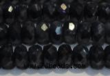 CRZ973 15.5 inches 5*7mm faceted rondelle A- grade sapphire beads