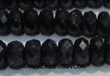 CRZ981 15.5 inches 5*7mm faceted rondelle A+ grade sapphire beads