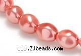 CSB01 16 inches 8*12mm nugget shell pearl beads Wholesale