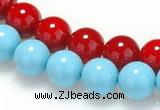 CSB06 16 inches 8mm round shell pearl beads Wholesale