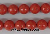 CSB102 15.5 inches 12mm round shell pearl beads wholesale