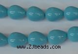 CSB105 15.5 inches 10*13mm teardrop shell pearl beads wholesale