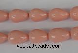 CSB106 15.5 inches 10*14mm teardrop shell pearl beads wholesale