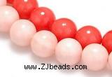 CSB11 16 inches 8mm round shell pearl beads Wholesale