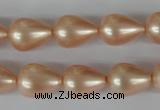 CSB110 15.5 inches 11*15mm teardrop shell pearl beads wholesale