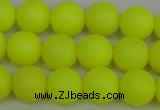 CSB1316 15.5 inches 6mm matte round shell pearl beads wholesale