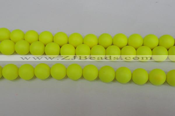 CSB1318 15.5 inches 10mm matte round shell pearl beads wholesale