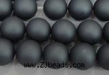 CSB1325 15.5 inches 4mm matte round shell pearl beads wholesale