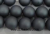 CSB1326 15.5 inches 6mm matte round shell pearl beads wholesale