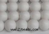 CSB1353 15.5 inches 10mm matte round shell pearl beads wholesale