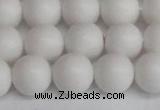 CSB1354 15.5 inches 12mm matte round shell pearl beads wholesale