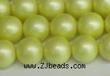 CSB1389 15.5 inches 12mm matte round shell pearl beads wholesale
