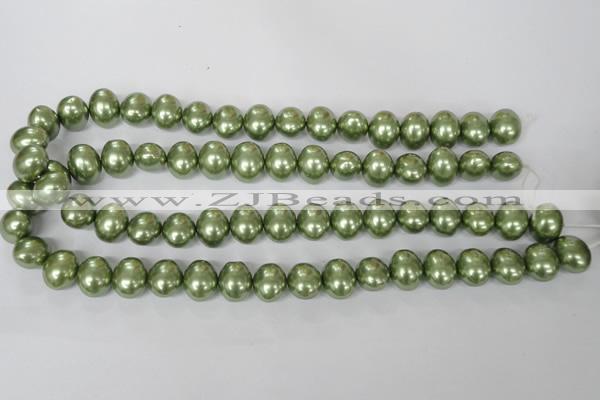 CSB145 15.5 inches 12*15mm – 13*16mm oval shell pearl beads