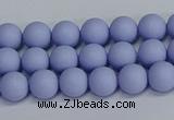 CSB1700 15.5 inches 4mm round matte shell pearl beads wholesale