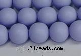 CSB1703 15.5 inches 10mm round matte shell pearl beads wholesale