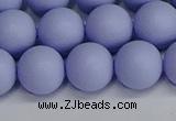 CSB1704 15.5 inches 12mm round matte shell pearl beads wholesale