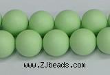 CSB1743 15.5 inches 10mm round matte shell pearl beads wholesale