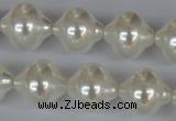 CSB175 15.5 inches 16*17mm lantern shape shell pearl beads