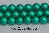 CSB1750 15.5 inches 4mm round matte shell pearl beads wholesale