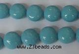 CSB183 15.5 inches 12mm flat round shell pearl beads wholesale