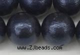 CSB2346 15.5 inches 16mm round wrinkled shell pearl beads wholesale
