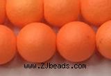 CSB2434 15.5 inches 12mm round matte wrinkled shell pearl beads